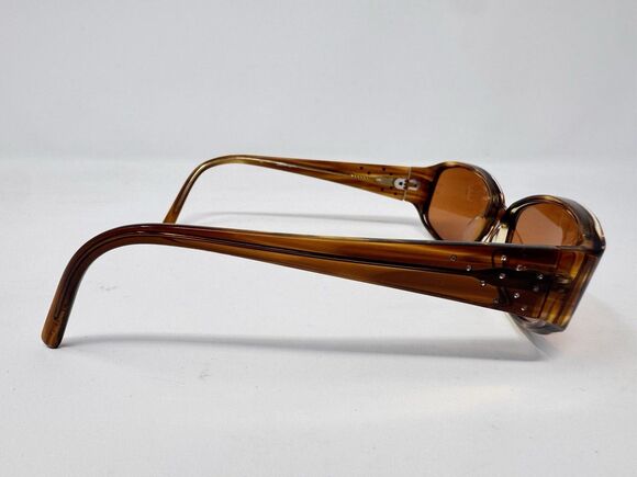 Celine Dion CD5038 Eyeglass Frames Only Brown Tortoise Rectangle main image 5